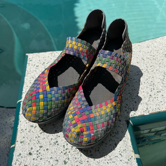 EUC Cute Stretchy Colorful Mary Janes - Picture 9 of 9